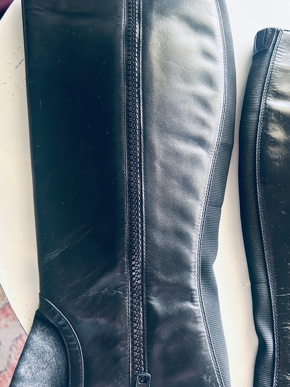 Ariat Genuine Leather Half Chaps Riding Equestrian Black XL Style 9002